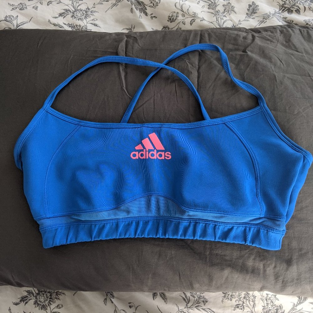 Women's Adidas Sports Bra, Blue, L
